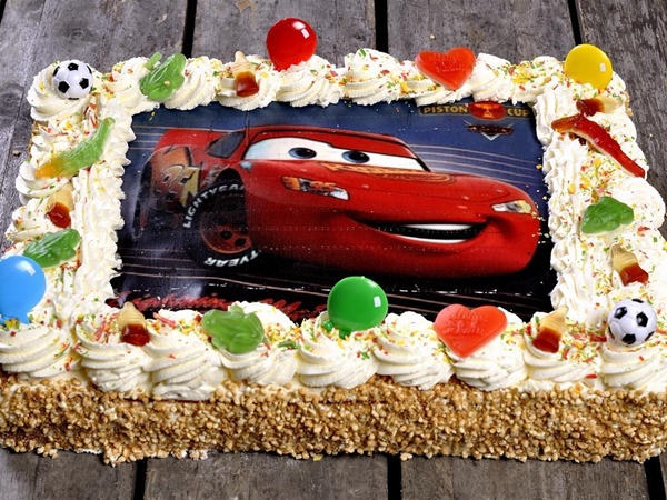 Foto taart 25 personen