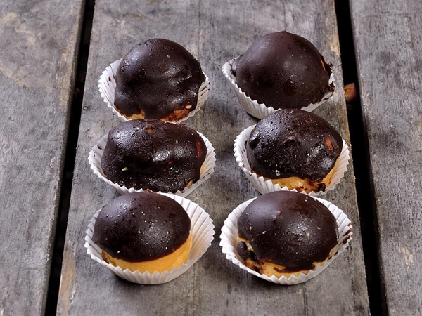 Chocolade soesjes 6 stuks
