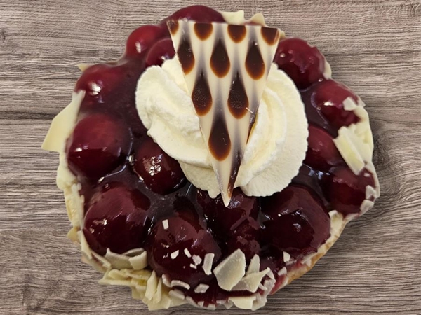 Kersen harde wener gebakje