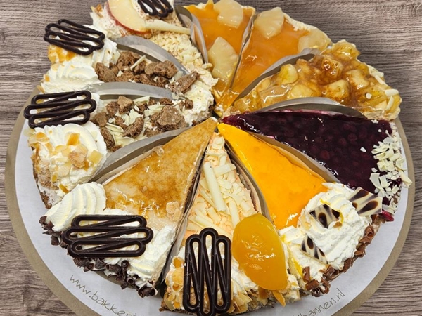 Luxe Vlaai punten&nbsp;per 10 verpakt